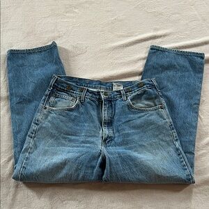 Vintage Carhartt Classic denim Jeans workwear size 36X30(measure 34X 27.5”inseam